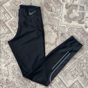 Nike Black Running Leggings 7/8 Length XS